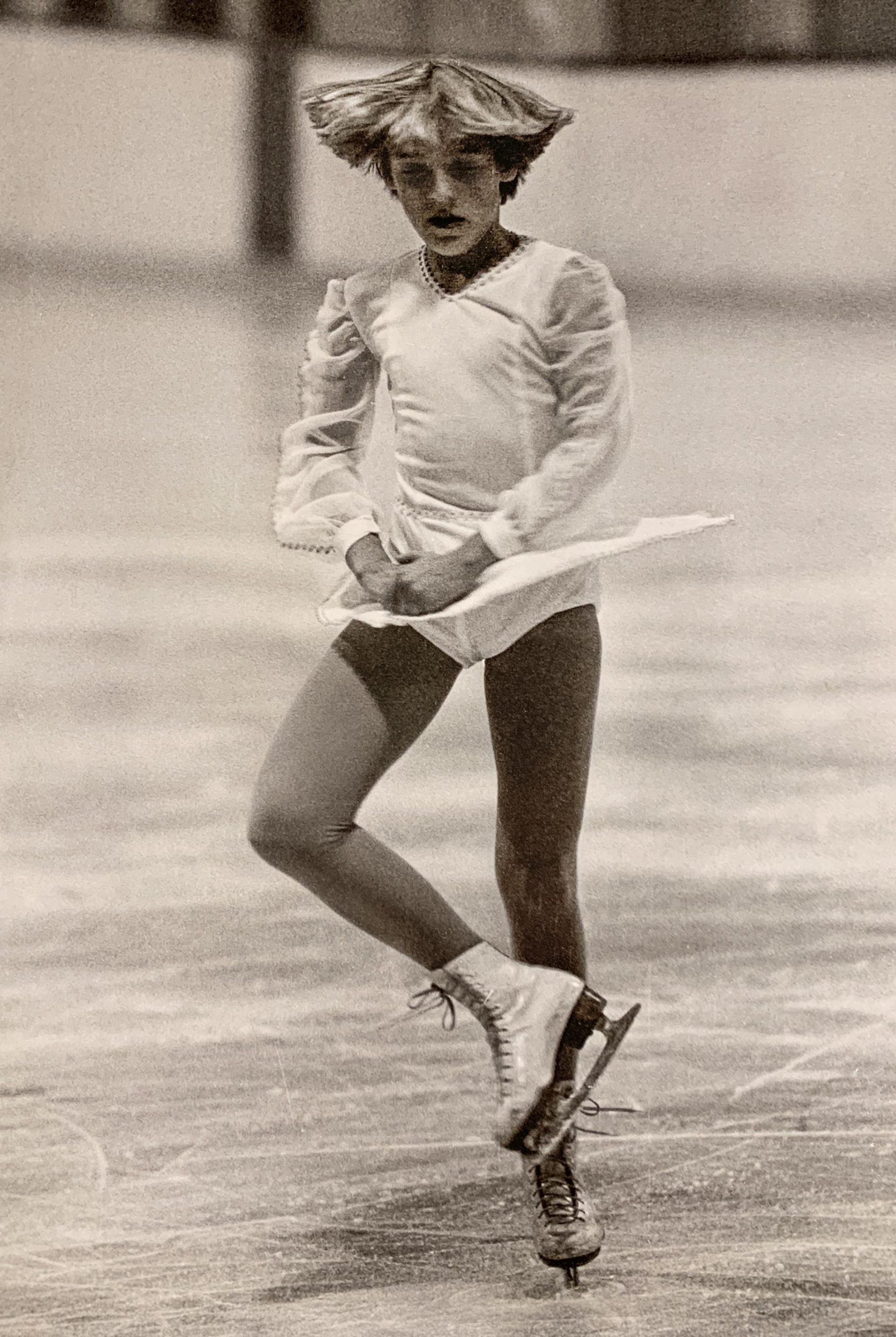 Young Wendy Walker skating